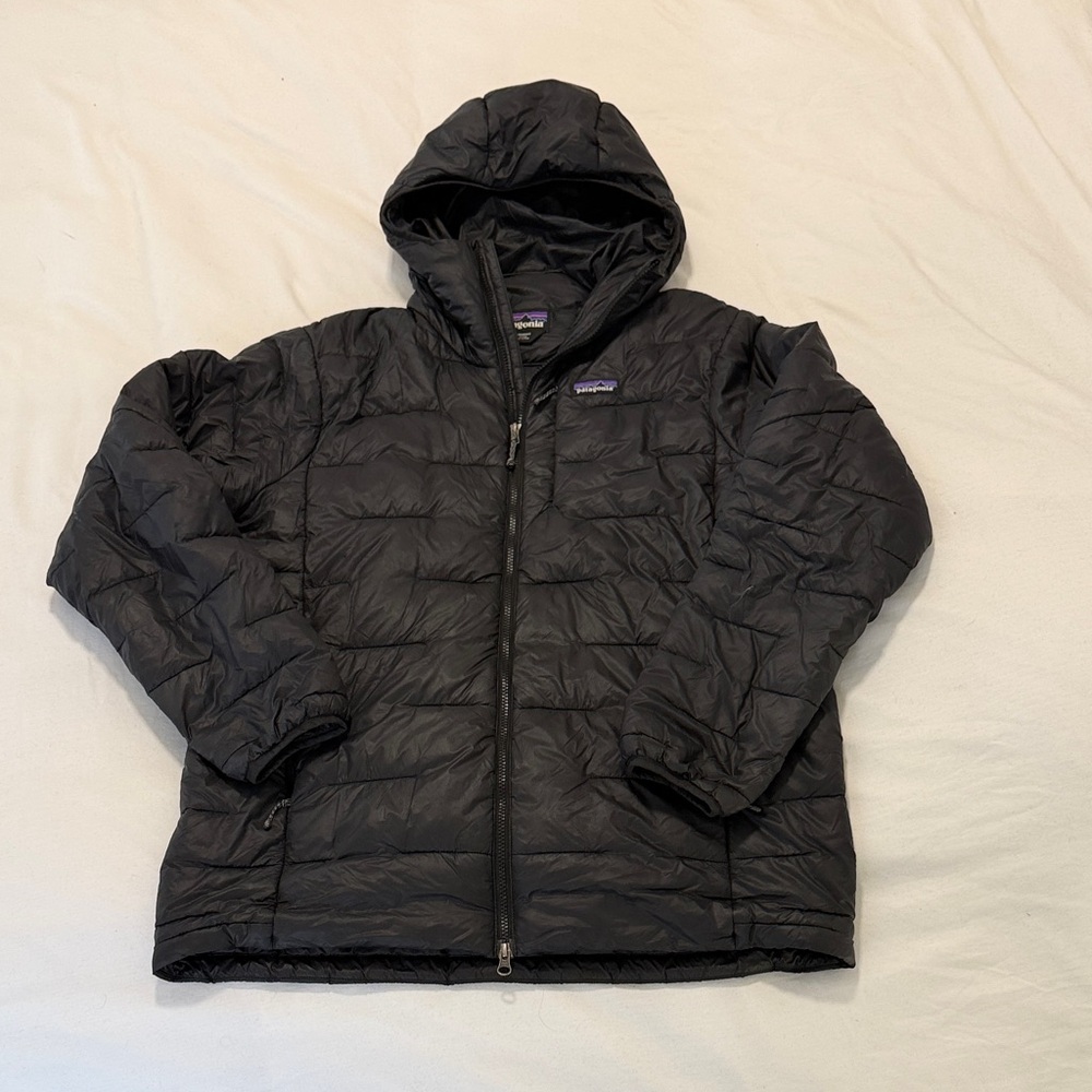 Patagonia Macro Puff Hoody - Black Large Size